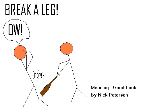 break a leg | Learning English from Friends (LEfF)